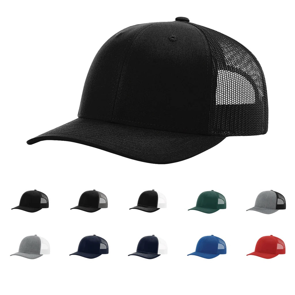 XL Richardson 112-Custom Leather Patch Hat