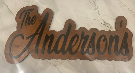 Family Name Sign!