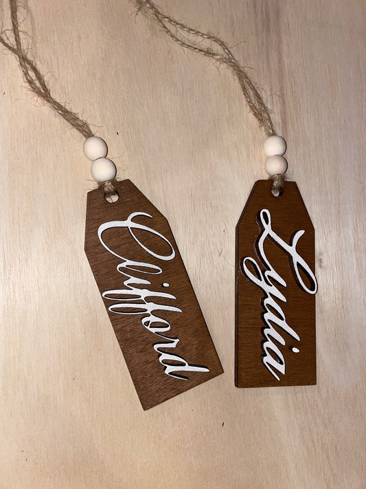 Name tags!