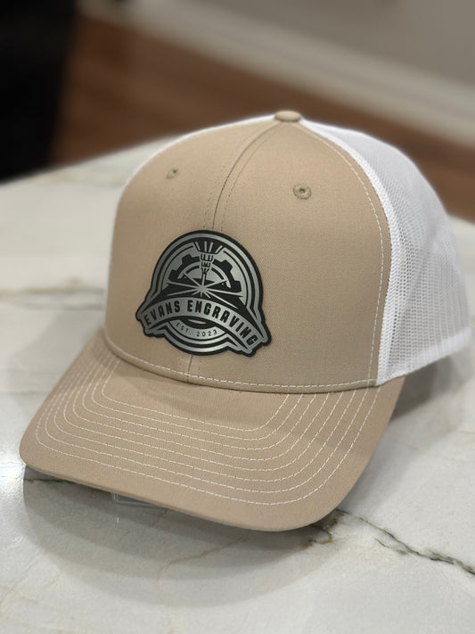 Richardson 112(6 panel)-Custom Leather Patch Hat
