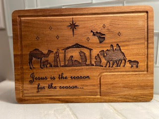 Jesus is the reason for the season- 12"x9"